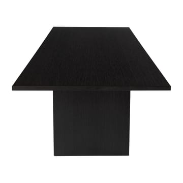 Tavolo da pranzo Private 100x320 cm - Marrone, rovere tinto nero - GUBI