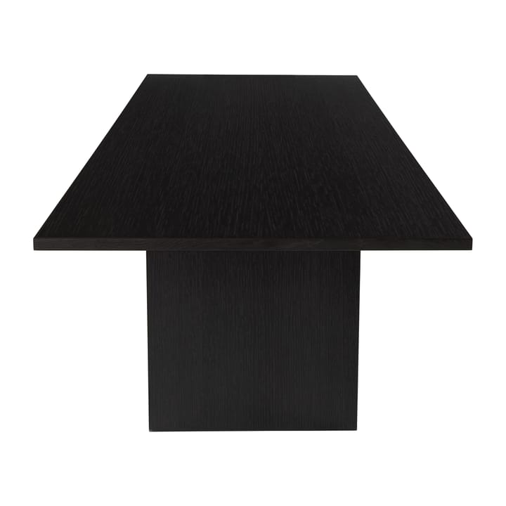 Tavolo da pranzo Private 100x320 cm, Marrone, rovere tinto nero GUBI