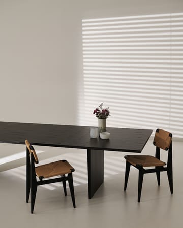 Tavolo da pranzo Private 100x320 cm - Marrone, rovere tinto nero - GUBI