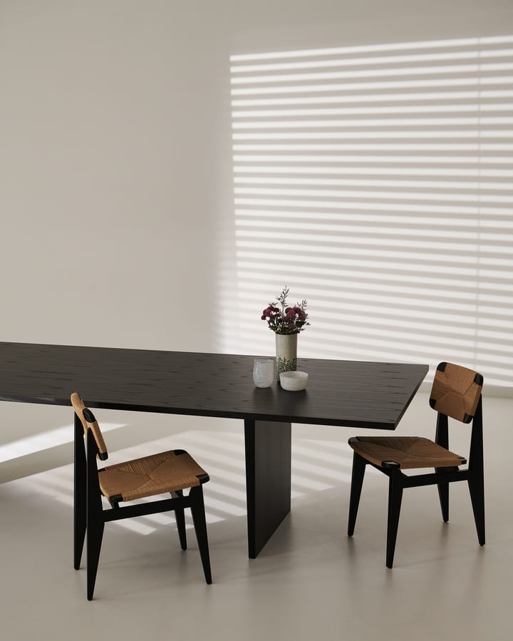 Tavolo da pranzo Private 100x320 cm, Marrone, rovere tinto nero GUBI