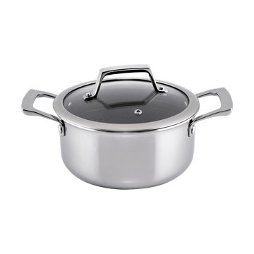 Casseruola con rivestimento ibrido Hâws Santo con coperchio 2,2 L - Acciaio inossidabile - Hâws