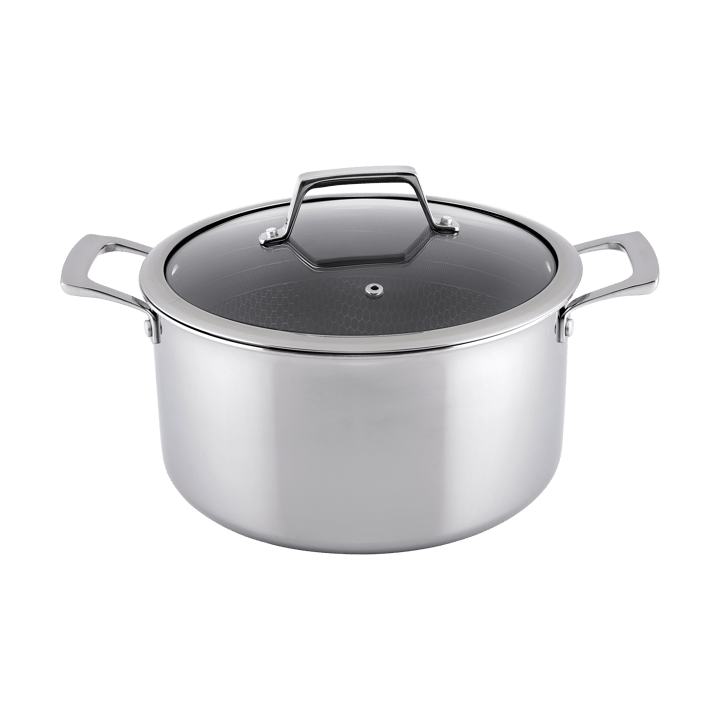 Casseruola con rivestimento ibrido Hâws Santo con coperchio 5,8 L, Acciaio inossidabile Hâws