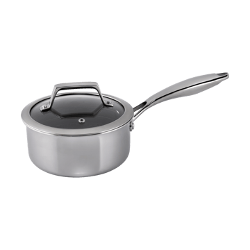 Pentola con rivestimento ibrido Hâws Santo con coperchio 1,5 L - Acciaio inossidabile - Hâws