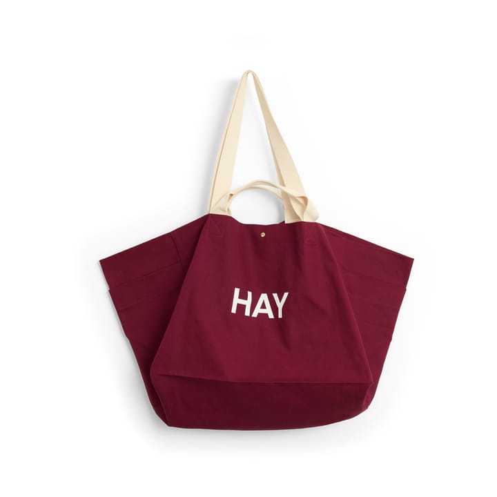 Borsa Weekend Bag Organic L, Burgundy HAY