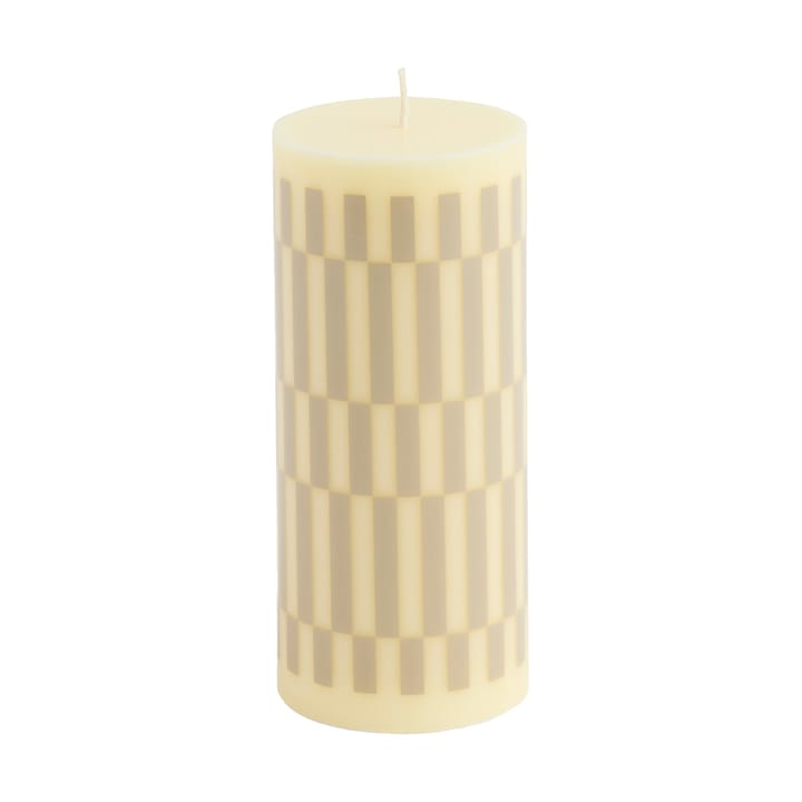 Candela a colonna Column Candle piccola 15 cm - Cream-sand - HAY