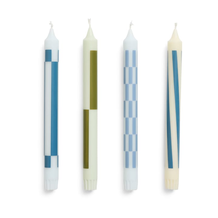 Candela Pattern mista, confezione da 4 - Green-blue - HAY