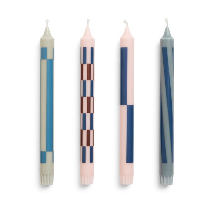 Candela Pattern mista, confezione da 4 - Light pink-blue - HAY