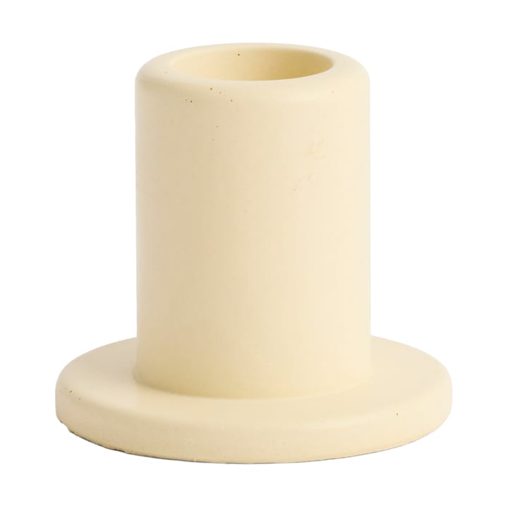 Candelabro Tube in cemento 5,5 cm - Lime yellow - HAY