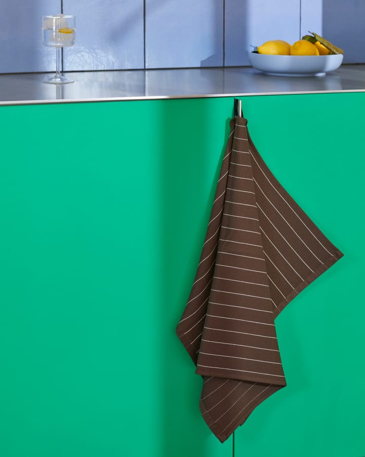 Canovaccio Canteen, 52x80 cm - Chocolate pinstripe - HAY