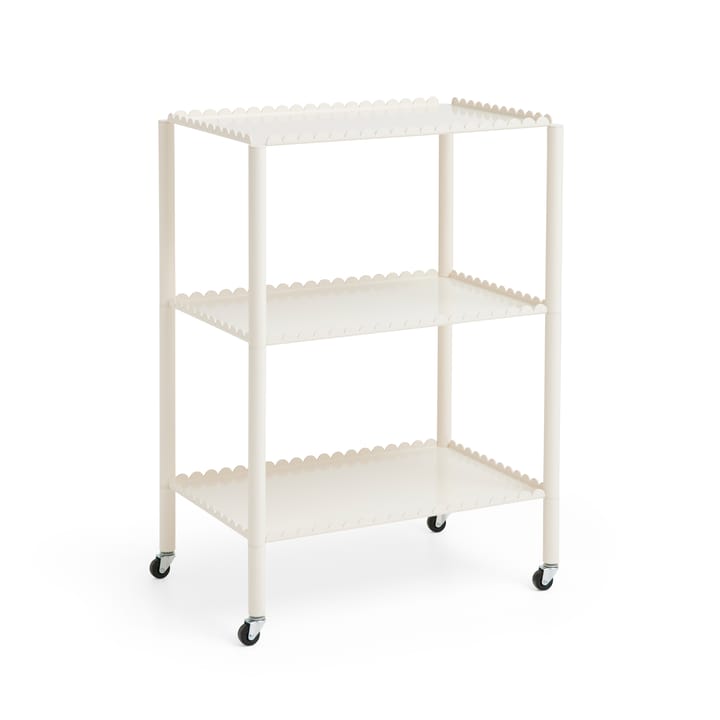 Carrello portavivande Arcs Trolley High - Eggshell - HAY