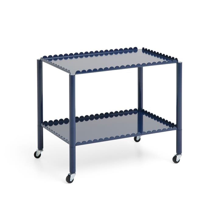 Carrello portavivande Arcs Trolley Low - Steel blue - HAY