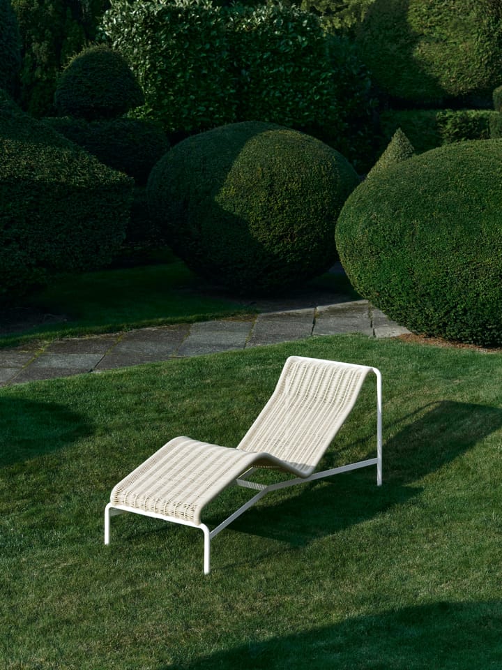 Chaise longue Palissade Cord  , Cream white HAY