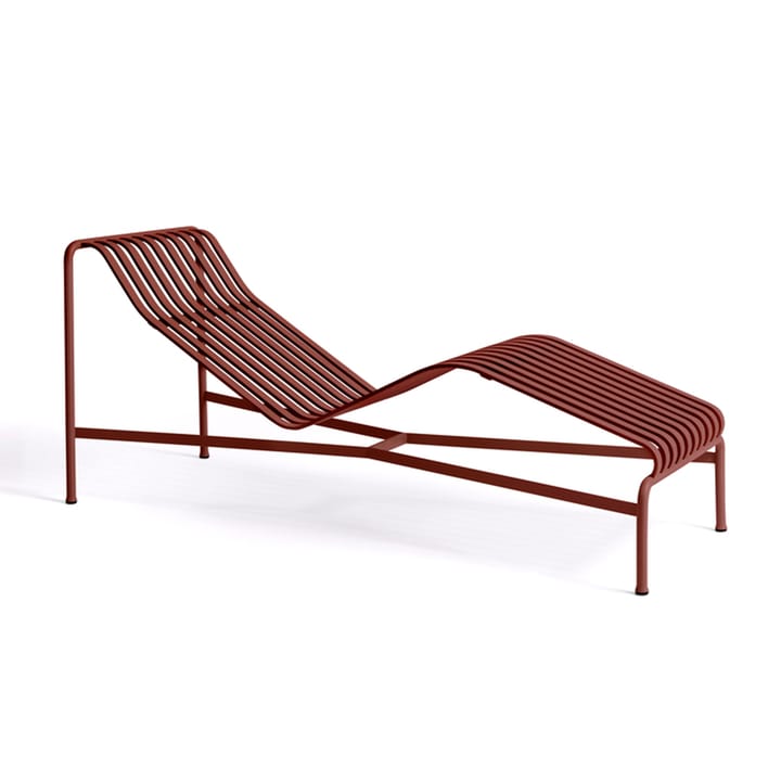 Chaise longue Palissade  , Iron red HAY