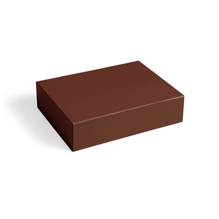 Contenitore con coperchio Colour S 25,5x33 cm - Milk chocolate - HAY