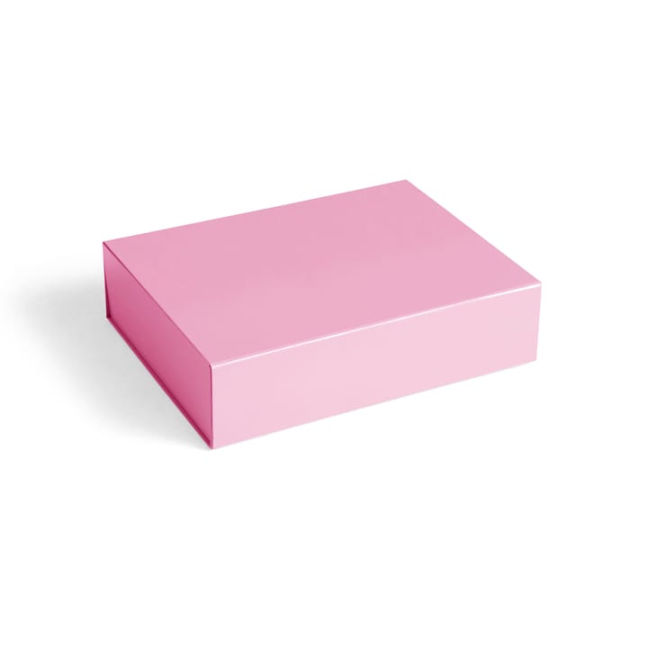 Contenitore con coperchio Colour S 25,5x33 cm - Rosa chiaro - HAY