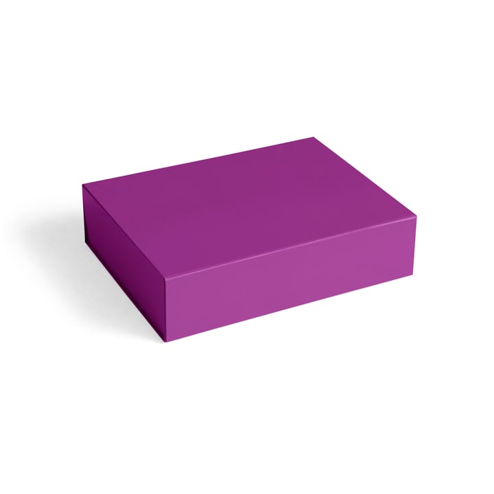 Contenitore con coperchio Colour S 25,5x33 cm - Vibrant purple (viola) - HAY