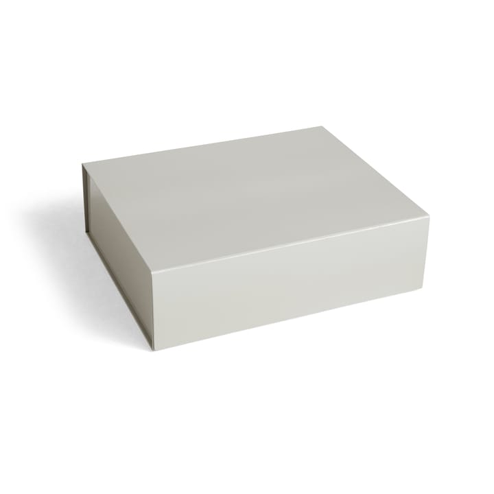 Contenitore con coperchio Colour Storage L 34,5x41.5 cm - Grigio - HAY