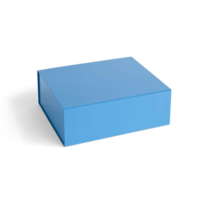 Contenitore con coperchio Colour Storage M 29.5x35 cm - Sky blue - HAY