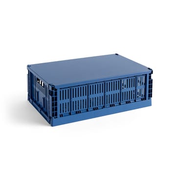 Coperchio Colour Crate grande - Blu scuro - HAY