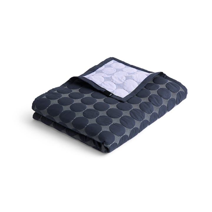 Copriletto Mega Dot organic 195x245 cm - Midnight blue - HAY