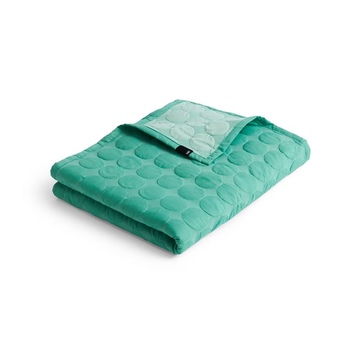 Copriletto Mega Dot organic 195x245 cm - Sea green - HAY