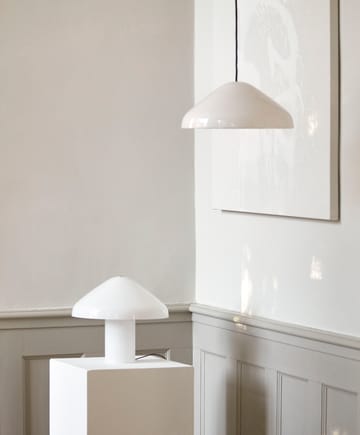 Lampada a sospensione Pao in vetro Ø 35 cm - Bianco - vetro opalino - HAY