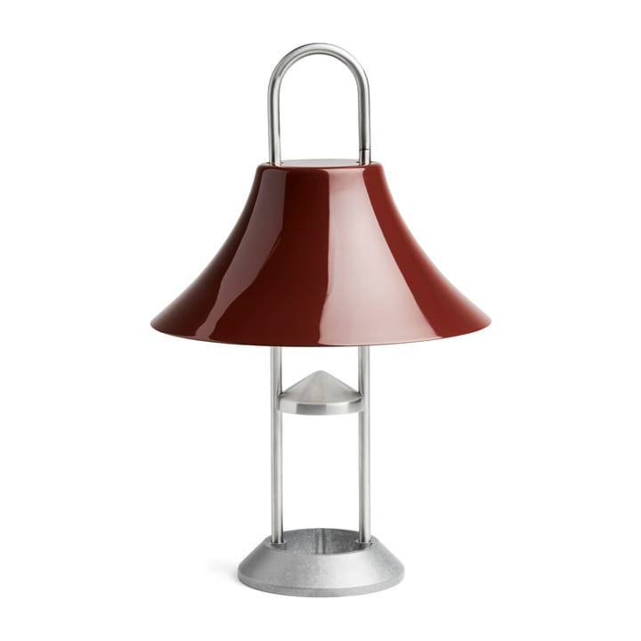 Lampada da tavolo portatile Mousqueton 30,5 cm - Iron red - HAY