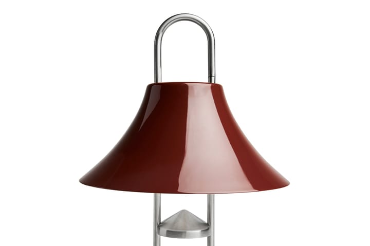 Lampada da tavolo portatile Mousqueton 30,5 cm - Iron red - HAY