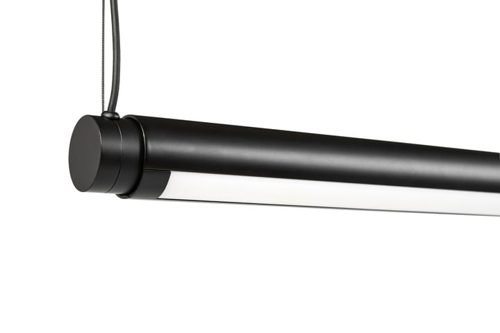 Lampadario Factor Linear 1500 diffuso, Soft black HAY