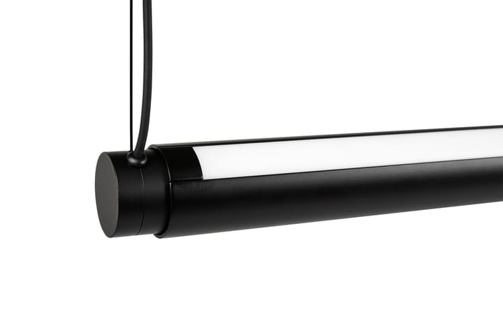 Lampadario Factor Linear 1500 diffuso, Soft black HAY