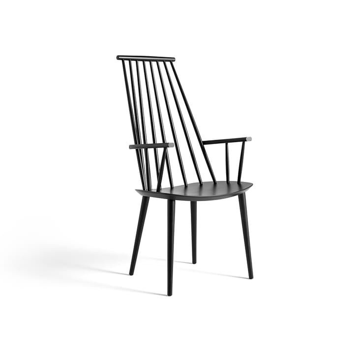 Poltrona J110 - Black lacquered beech - HAY