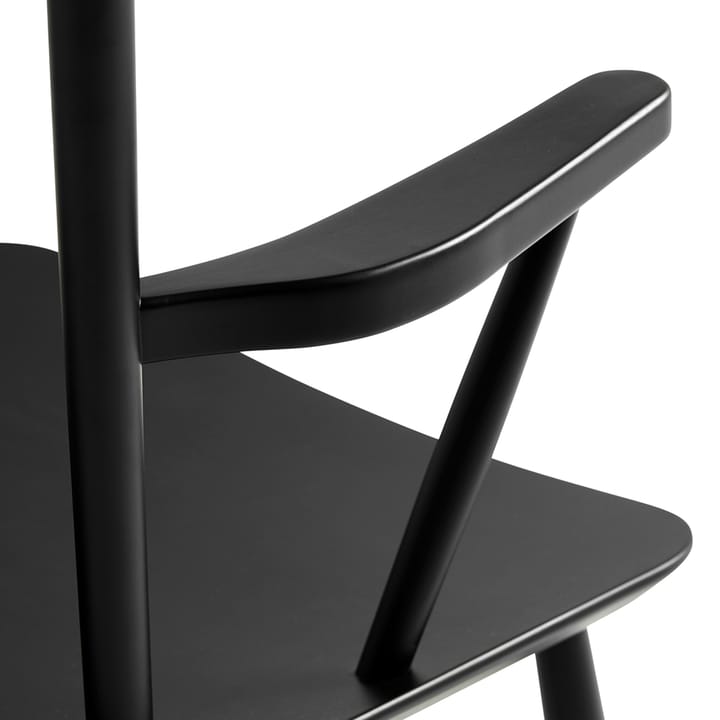 Poltrona J42, Black lacquered beech HAY