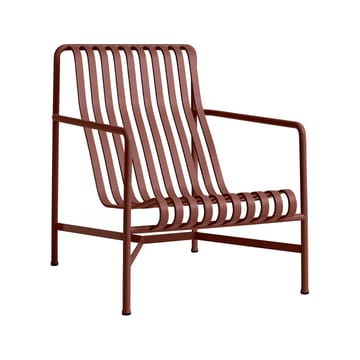 Poltrona lounge Palissade High   - Iron red - HAY