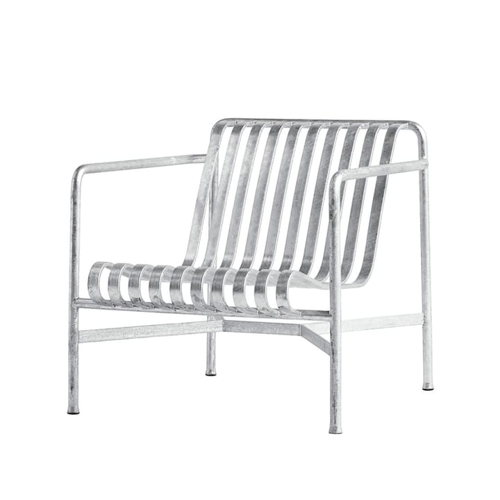 Poltrona lounge Palissade Low   - hot galvanized - HAY