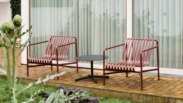 Poltrona lounge Palissade Low  , Iron red HAY