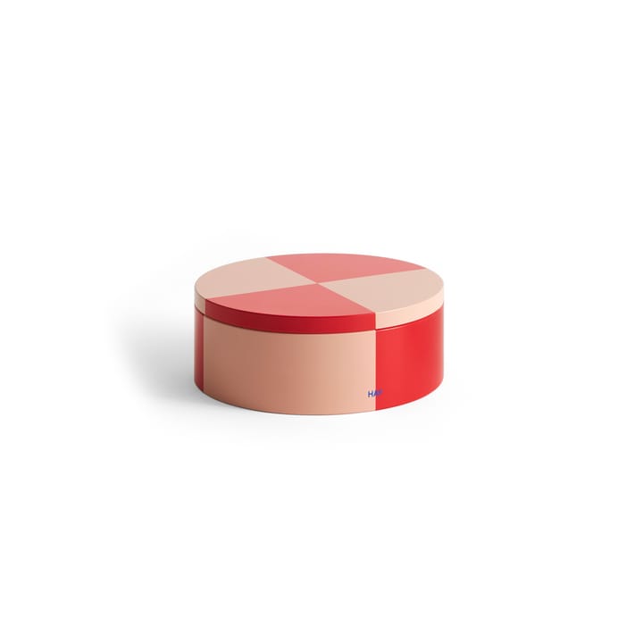 Recipiente in vetro Tin Container - Round red-soft pink - HAY