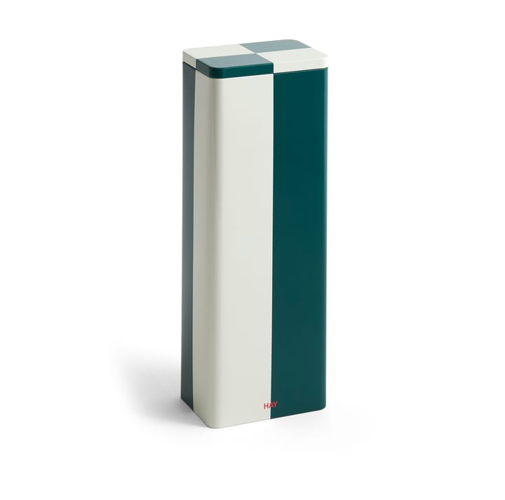 Recipiente in vetro Tin Container - Slim green-off white - HAY