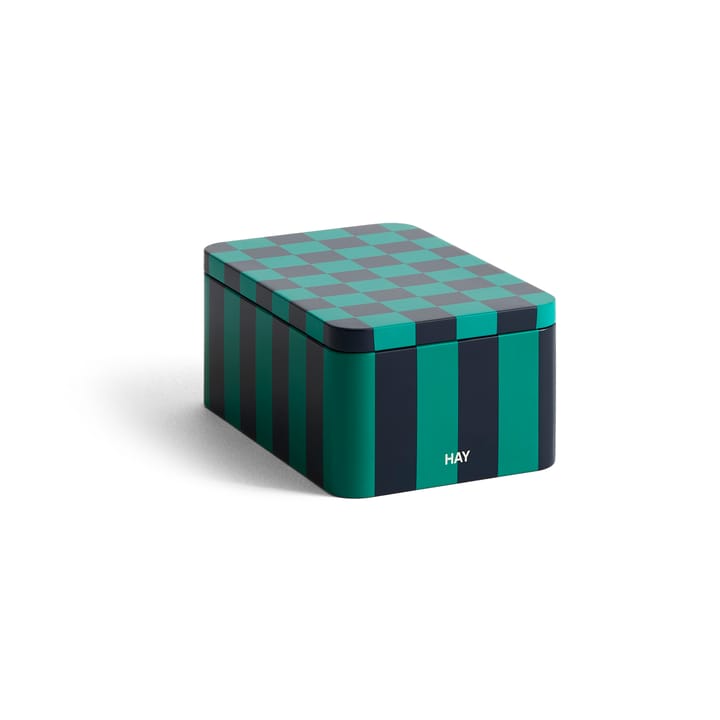 Recipiente in vetro Tin Container small - Green-dark blue - HAY