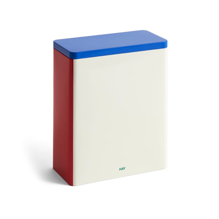 Recipiente in vetro Tin Container x-large - Off white-blue-red - HAY