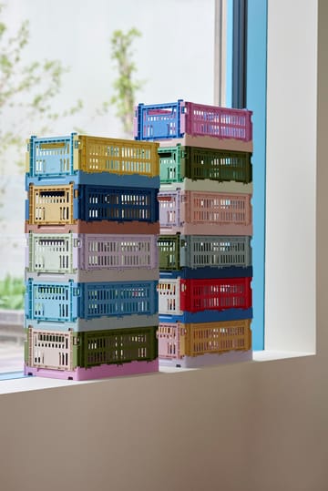 Scatola portaoggetti Colour Crate Mix S 17x26.5 cm - Azzurro cielo - HAY