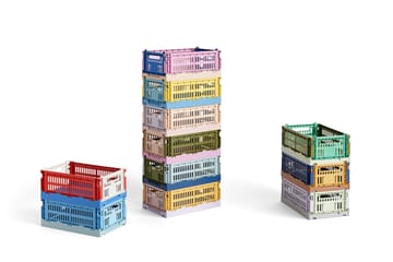 Scatola portaoggetti Colour Crate Mix S 17x26.5 cm - Azzurro cielo - HAY