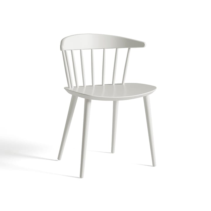 Sedia J104 - White lacquered beech - HAY