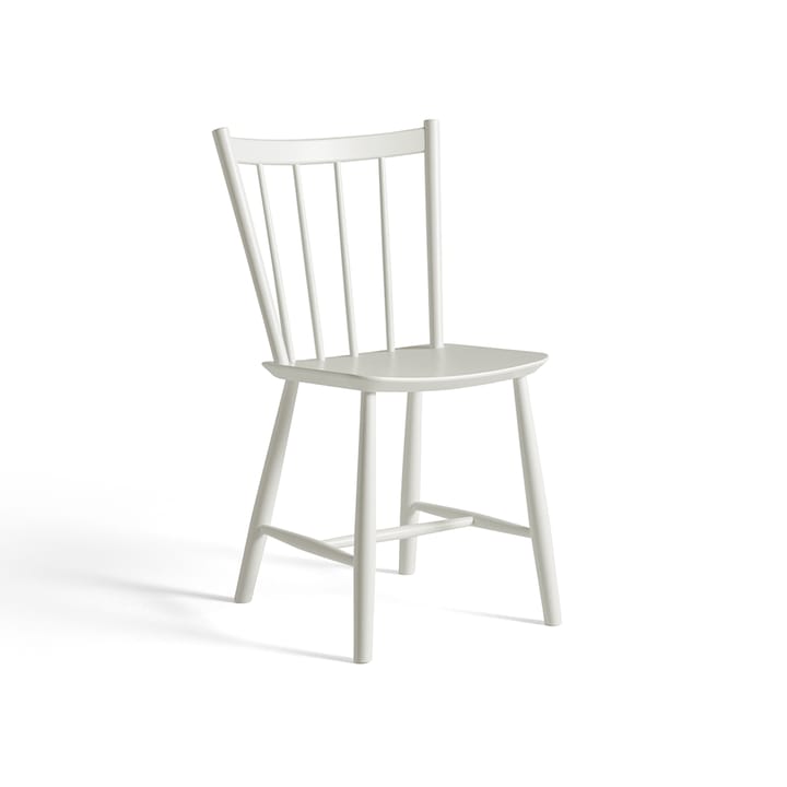 Sedia J41 - White lacquered beech - HAY