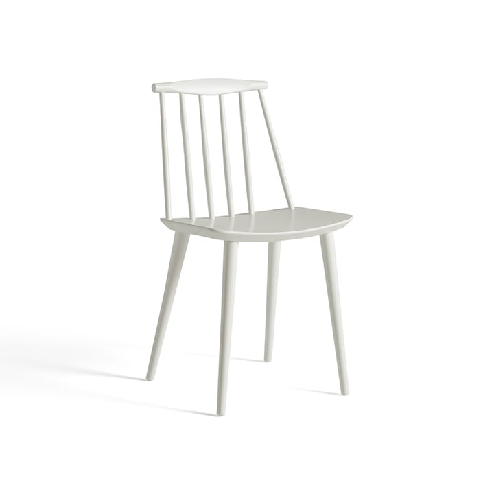 Sedia J77 - White lacquered beech - HAY