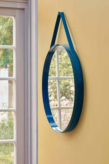 Specchio Strap Mirror Ø70 cm - Blu - HAY