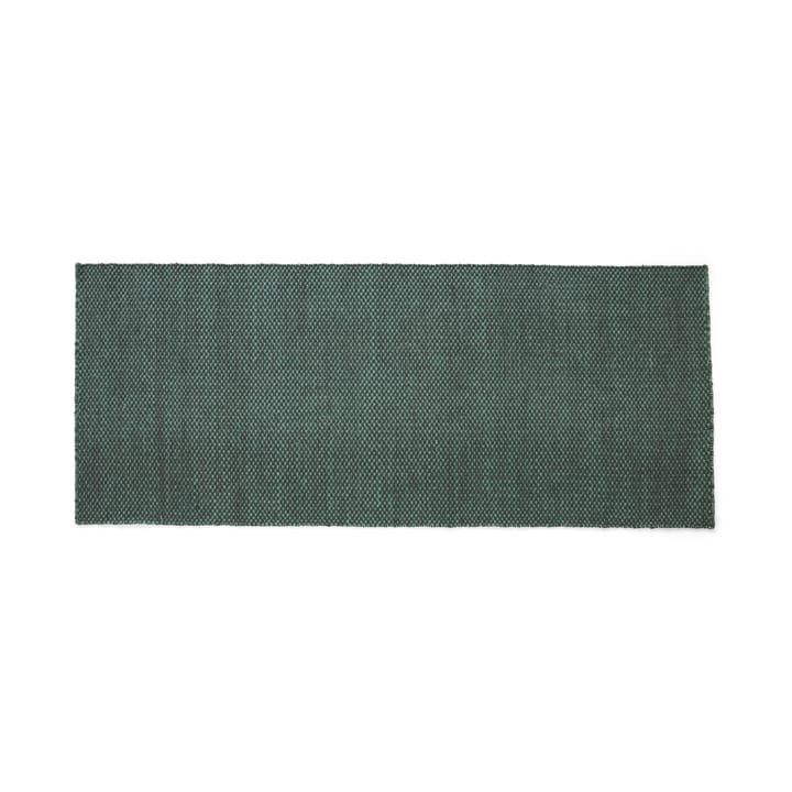 Tappeto kilim Moiré 80x200 cm - Emerald green - HAY