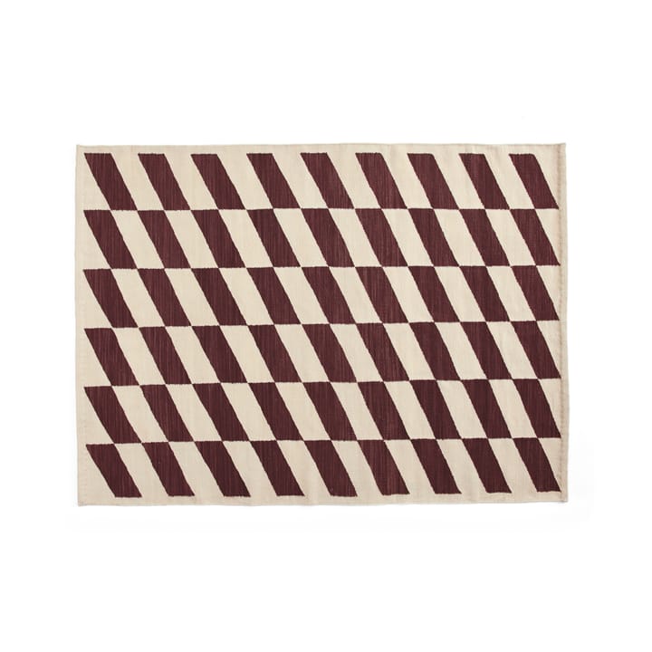 Tappeto Shift Kelim 140x200 cm - Burgundy - HAY