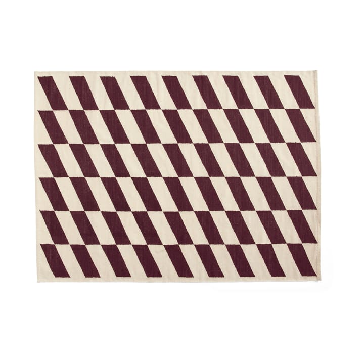 Tappeto Shift Kelim 170x240 cm - Burgundy - HAY