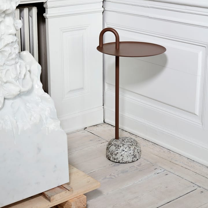 Tavolino Bowler, Tile red-granite HAY