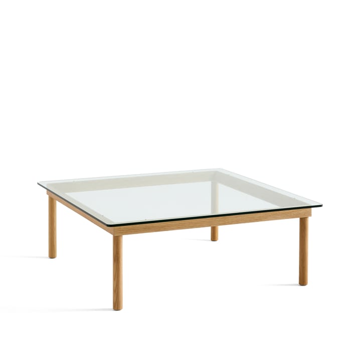 Tavolino da salotto Kofi - Oak-clear glass, 100 cm - HAY